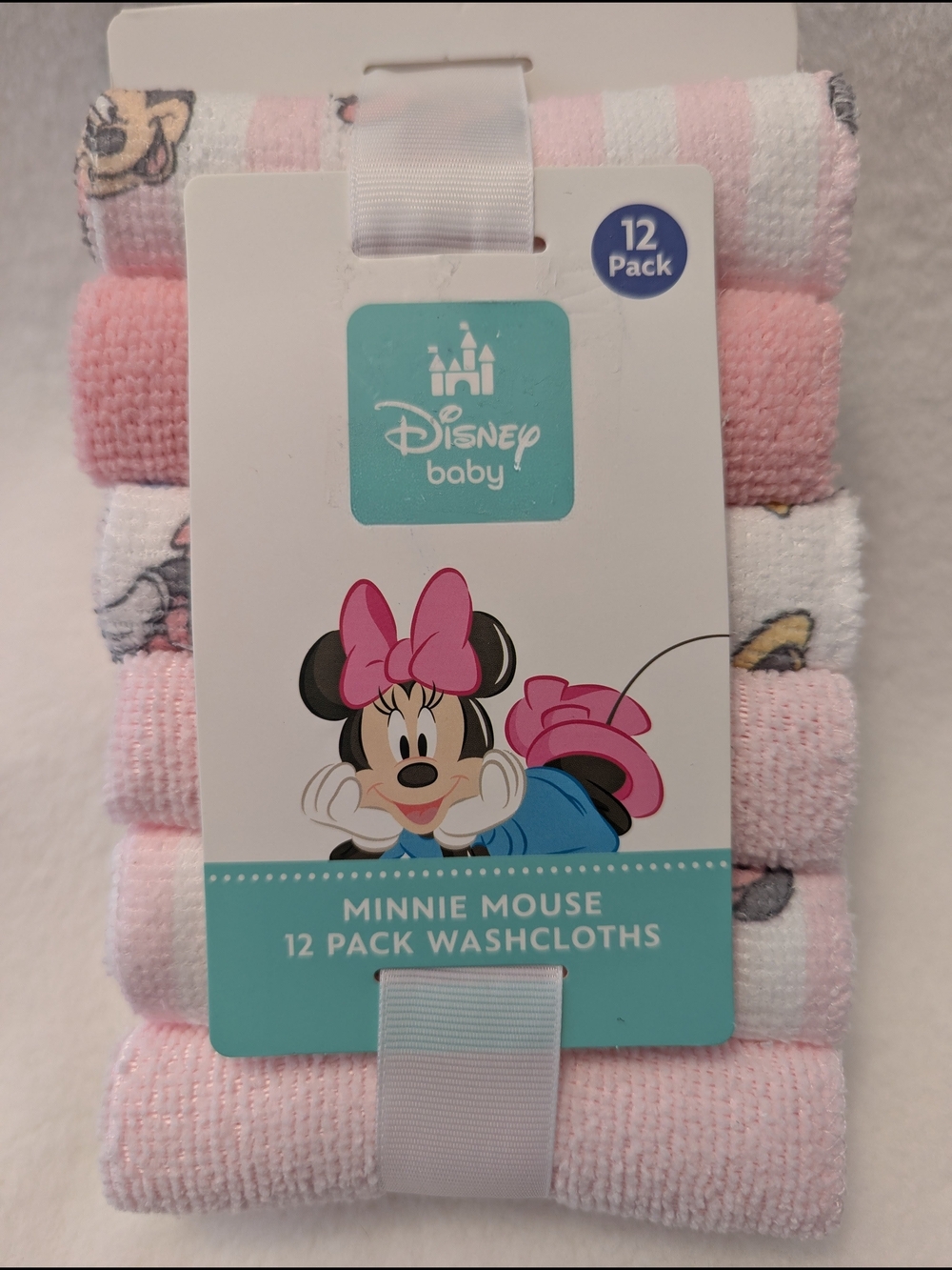 Disney Baby Minnie Mouse Washcloths 12 Pack